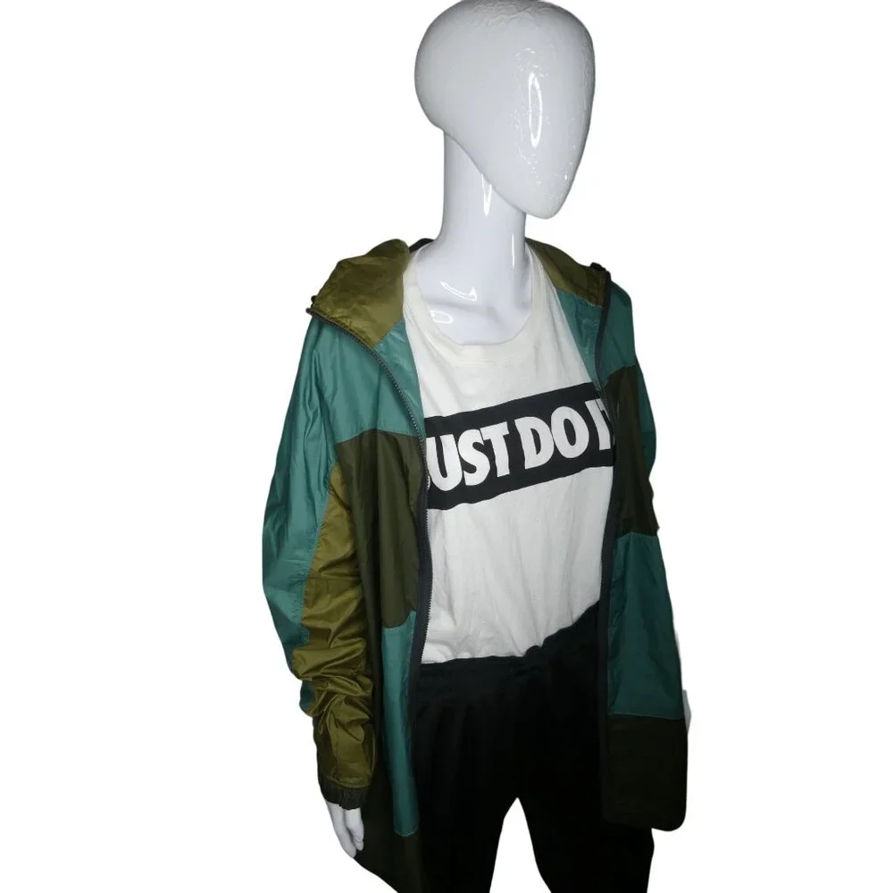 Nike Sportswear Unisex Woven Utility Green‎ Jacket Men's L/Women's XL